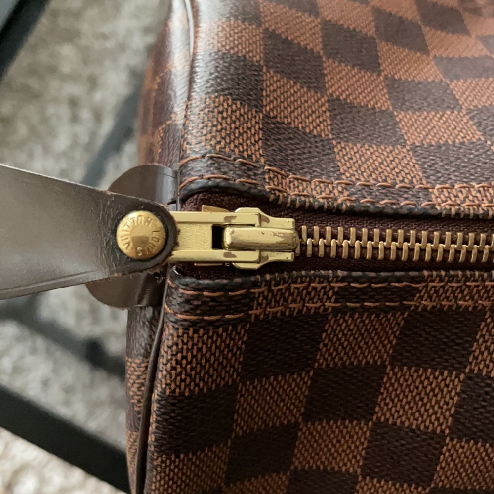 Authentic Louis Vuitton Damier speedy 35. - Picture 7 of 13
